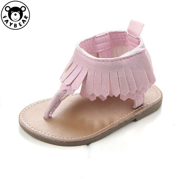 

sandals baby for newborn casual soft pu leather tassel design toddler summer sandals rubber soles footwear baby girl moccasins, Black;red
