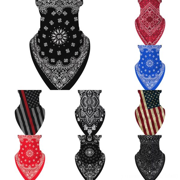 

on9ej sceamless 3d new magic scarf face mask fishing cycling ski bandanas outdoor scarf headband tube stars men women neck scarves, Black