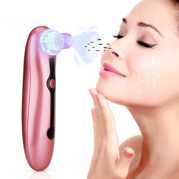 

led pn light therapy blackhead vacuum suction machine anti acne comedo wrinkle removal diamond dermabrasion pore cleaner