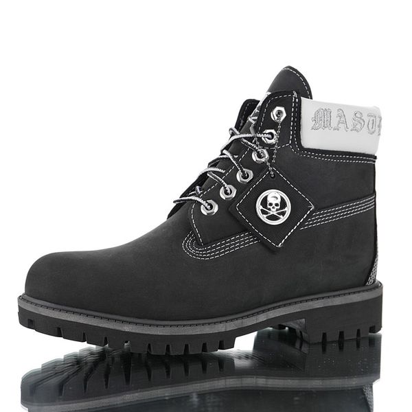 

mastermind япония ботинки мужские зимние ботинки высокое качество дизайнера роскоши, Black