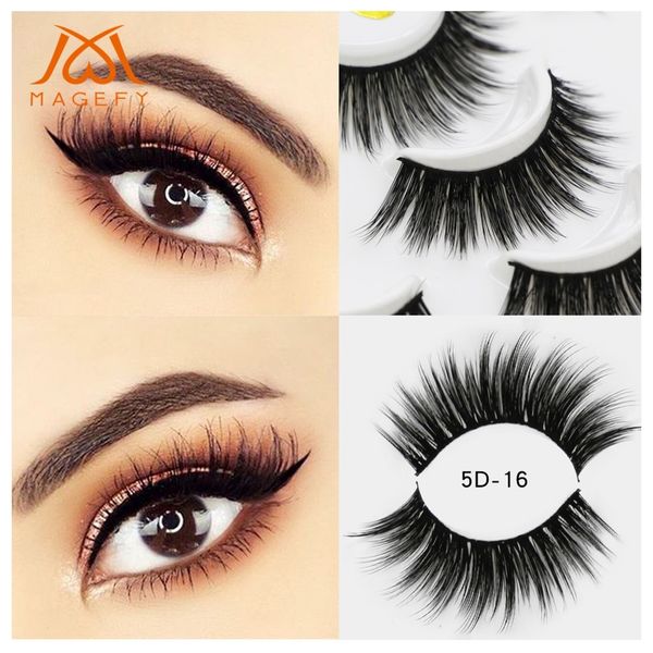 

7 pairs of lotuses with 5d mink false eyelashes and natural dense eyelashes soft mink eyelash extension