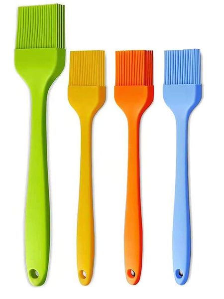 

basting brush silicone pastry oil butter sauce marinades brushes for bbq baking cooking heat resistant kitchen accessories jk2003