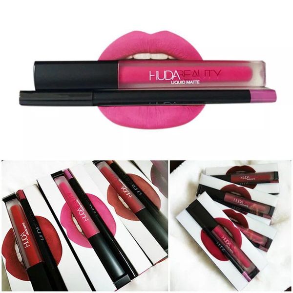 

Lipglo co metic huda beauty lip kit lipglo lipliner pvc ca e brand new in box lipglo makeup beauty