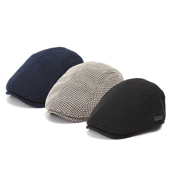 

fashion summer womens men's cotton wool gatsby beret cap golf driving flat cabbie breathable lightweigh newsboy hats, Blue;gray