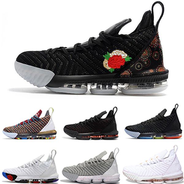 

mens 16s basketball shoes 16 king court purple oreo fresh bred triple black trainers sports trainer sports sneakers 40-47
