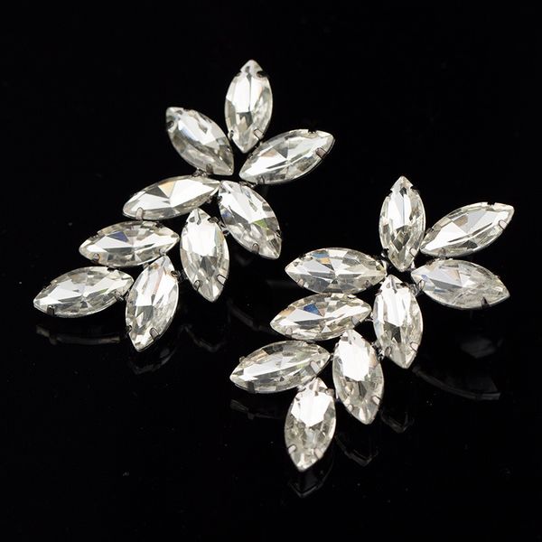 

release crystal ear nail joker earrings diamond eardrop defence allergy ornaments woman, Golden