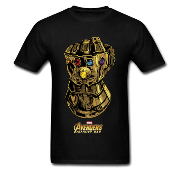 

2019 gauntlet like a glove thanos новейшие модные мстители 4 футболка финала футболка новинка футболка лето с коротким рукавом мужчины женщи, White;black