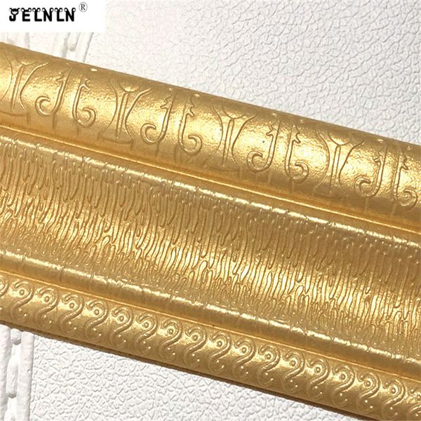 

3d three-dimensional wall stickers seal tv background wall side waist line ceiling line skirting sticker for kids room