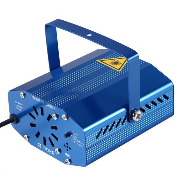

mini laser stage lighting effect projector lamp christmas party strobe lights dj club bar pub wedding red green eu/us/uk plug