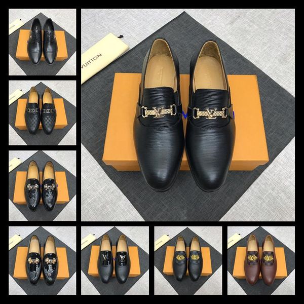 

iduzi 52 style find similar men dress shoes high end luxury italian style fashion men formal shoes brand trend plus size business leather, Black