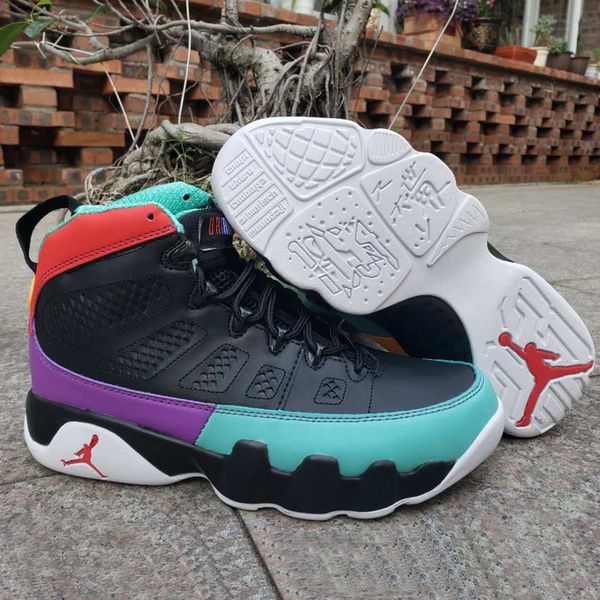 

AIR New 9s 9 basketball shoes Men Dream It Do It Sneakers Man LA Bred OG Space Jam Tour Yellow PE sports shoes