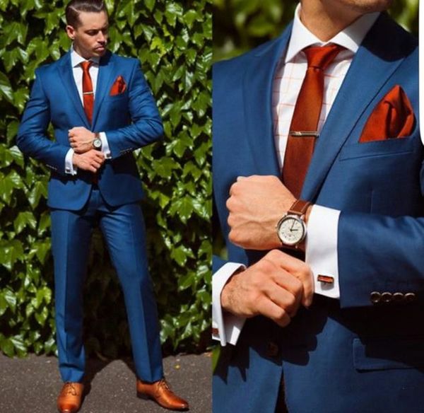 

новый модный жених смокинги groomsmen one button синий пик отворотом лучший человек костюм свадебный мужской пиджак костюмы (куртка+брюки+га, Black;gray