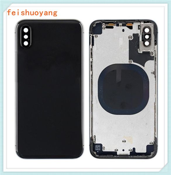 2019 For Iphone X Back Battery Cover Back Glass Logo Adhesive