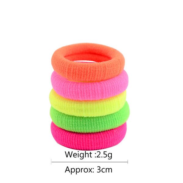 

10pcs/lot hair accessories girls kids candy color elastic hair bands the ponytail holder rubber band boutique hair tie 13 colors, Slivery;white