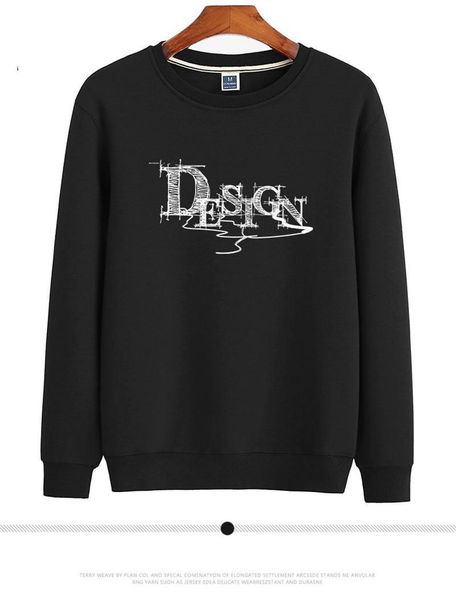 

mens designer hoodie fashion brand sweaters terry printed pattern jumpers for men women hoodie luxury spring autumn sweatshirts, Black