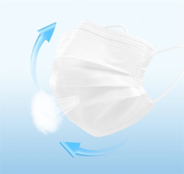 

famasks 2 k воздушный фильтр рот famasks белый одноразовая маска складные 3 layers одноразовый маска free