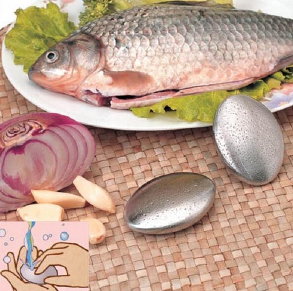 

mini novelty stainless steel hand soap practical oval shape eliminating odor smell cleaning chef odour remover easy carry 4 4rr zz