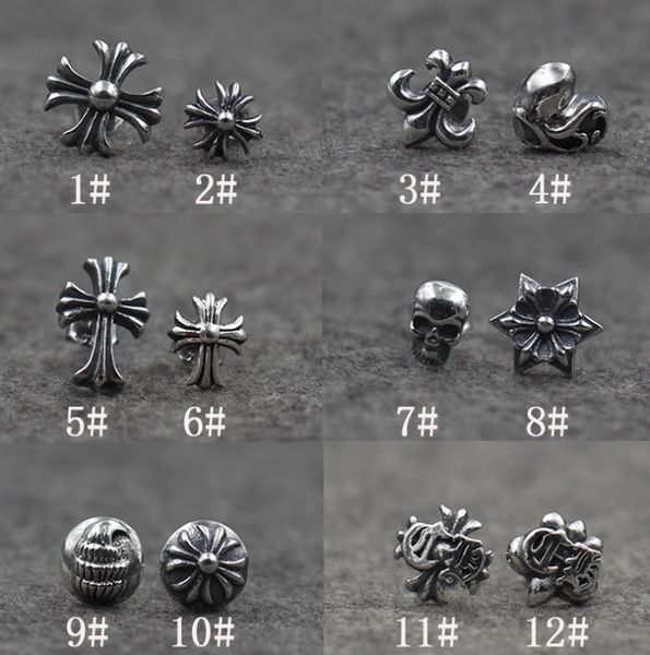 

925 еѬебѬне еѬги логоипом панк мђжкой ил и женкие лбиелей подаѬок, Silver