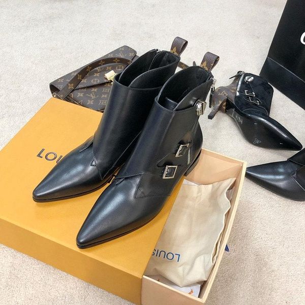 

nl7 calf leather casual shoes, fashion sports shoes, original packing shoe box delivery, size: 35-40, Black