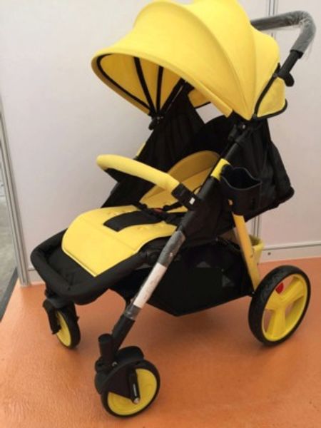 

multifunctional baby stroller light portable can sit and lie folding four wheel absorber push stroller comfortable breath