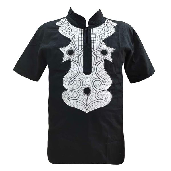 

muslim mens saree arab folk embroidery party short caftan islamic clothing, Red