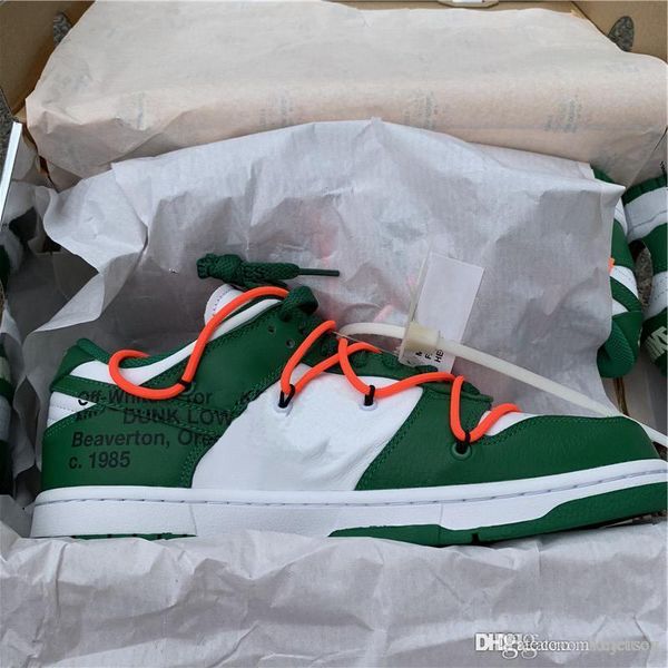 

futura x sb dunk low off running shoes women mens green orange blue white dunks des chaussures taquets size 36-45