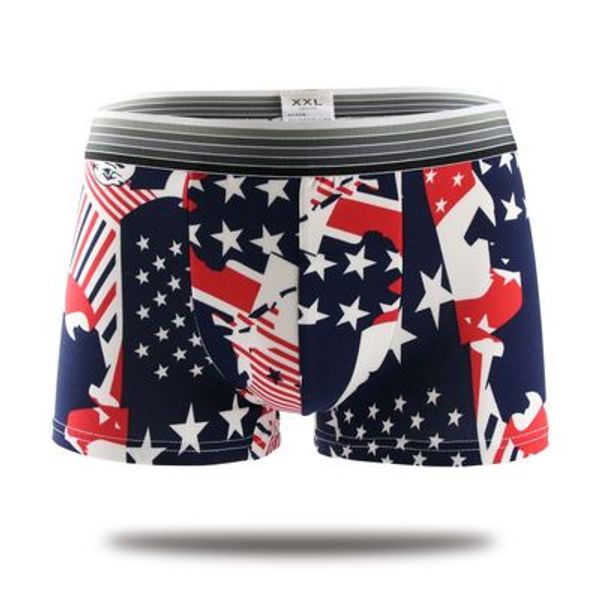 

Sexy Summer Ice Men Boxer Shorts Men 'S Cartoon Underwear Comfortable Breathable Shorts Print Men Underpants 10pcs /Lot
