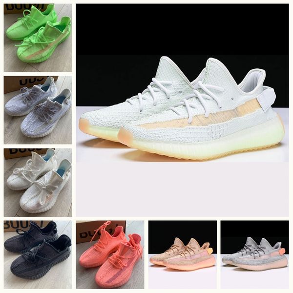 

2019 Новый V2 Static Clay True Form Гиперпространство Gid Розовый Мужчины Женщины Кроссовки Kanye