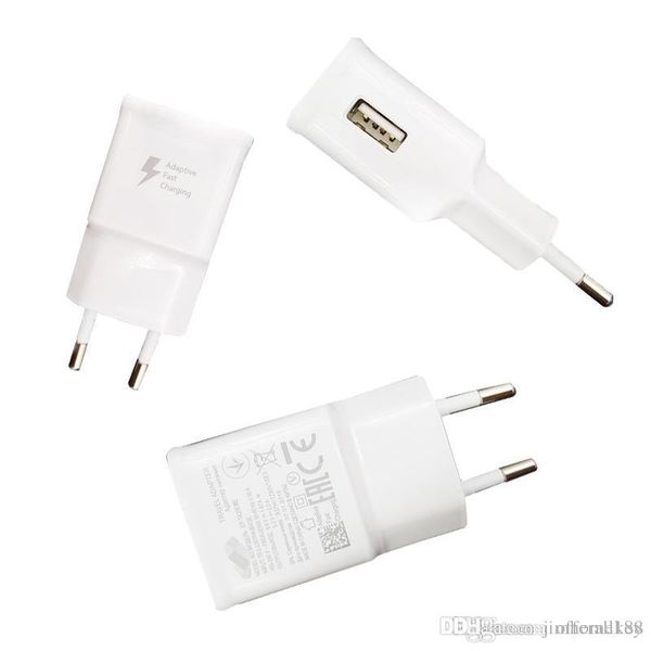 

5v 2a usb wall fast charger turbo adapter charging 2a eu us plug for samsung galaxy s7 edge s8 plus fast cable