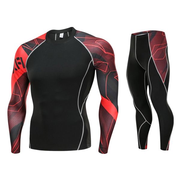 

man workout leggings fitness sports running yoga athletic pants+shirt suit sports jogging training gym fitness tracksuits set, Black;blue