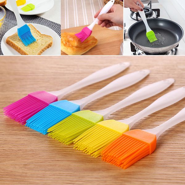 

silicone butter brush bbq oil cook pastry grill food bread basting brush bakeware kitchen dining tool dhl wx9-1108