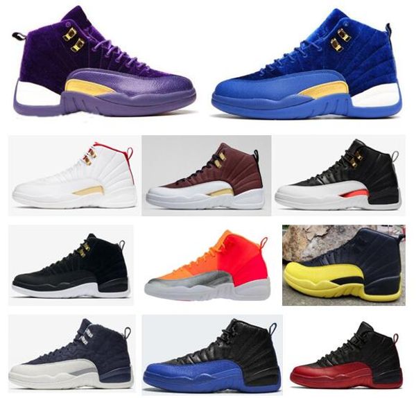 

New men 12 ba ketball hoe bordeaux blue purple uede ize eur 41 47 hipping