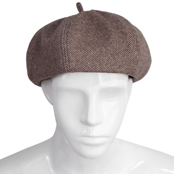 

autumn winter hats vintage twill beret women pumpkin cap headwear berets hat dark, Blue;gray