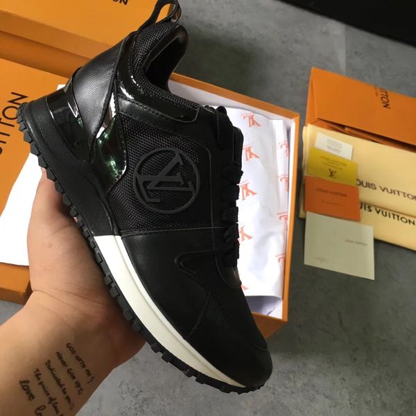 

2019 дизайнер высокое качество натуральной кожи Обувь для женщин кроссовки обувь женщины квартиры роскошный дизайнер Rockrunner Повседневная обувь оригинальный box18