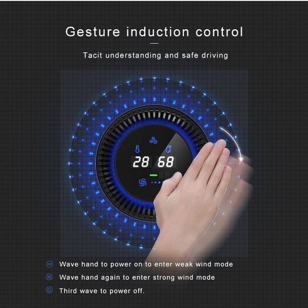 

eanop body induction lcd air purifier with hepa filter air anion car freshner infrared sensor cleaner