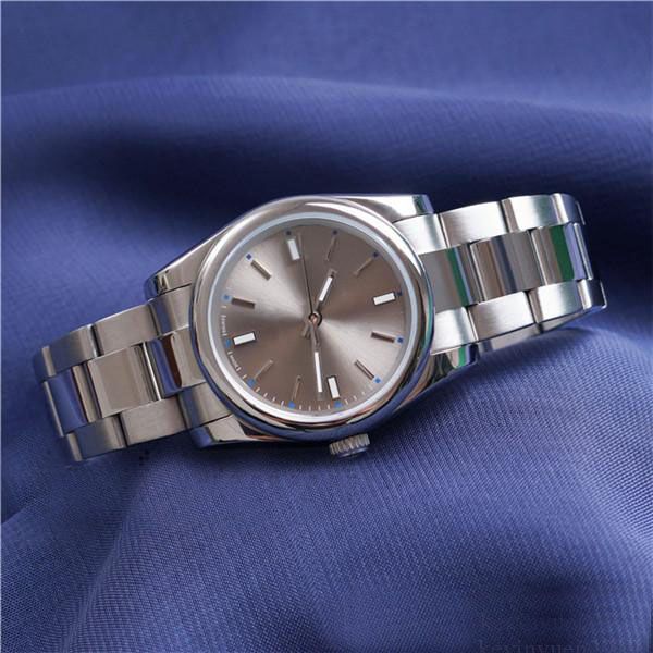 

39mm gray dial mens mechanical stainless steel automatic 2813 movement watches sports watch self-wind watch luminous wristwatches, Slivery;brown
