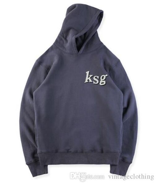 

kanye west letter printed sweatshirts men mens hooded long sleeve fleece pullover hip hop gray hoodies, Black