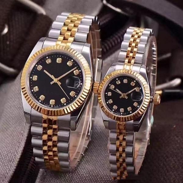 

luxury womens watch aaa watches classic automatic movement mechanical 28mm/36mm fashion mens women gold datejust watches ladies wristwatches, Slivery;golden