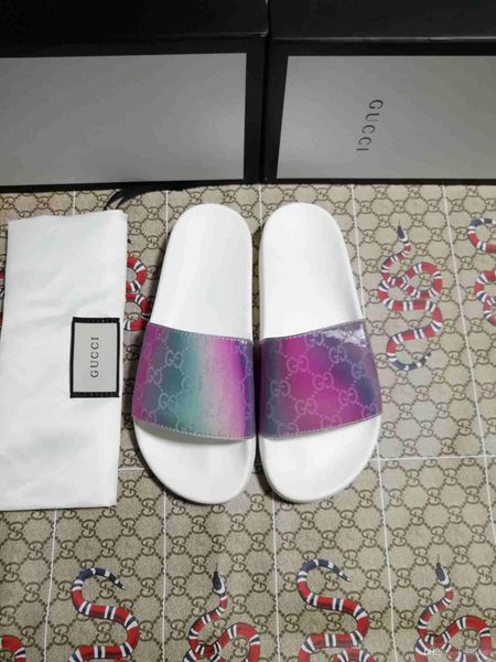 

famous designer men's and women's fashion casual slippers, men's and women's casual slippers, wholesale fre, Black