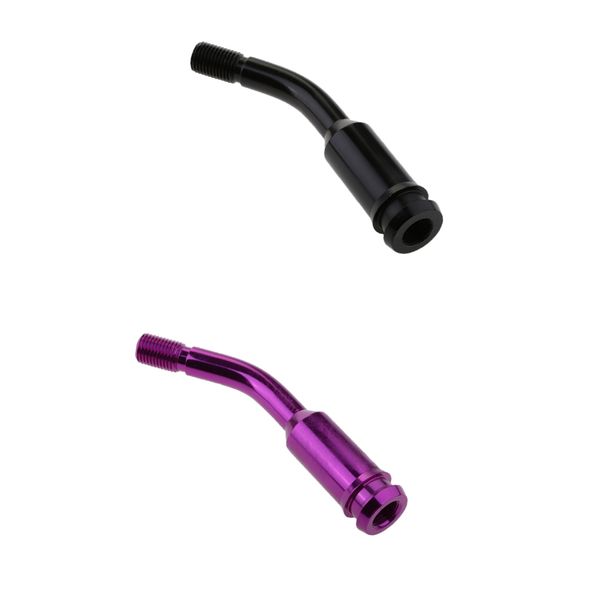 

2pcs bend shift stick lever gear shifter conversion kit for vw t3 t4 t25 85-03 black purple