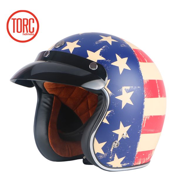 

vintage motorcycle helmet torc t50 open face helmet dot approved half retro moto casco capacete motociclistas capacete