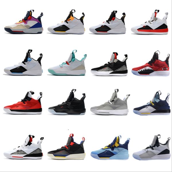 

2019 new arrival jumpman xxxiii 33 basketball shoes mens 33s gold/championship mvp finals training sneakers sports running shoes size 40-46