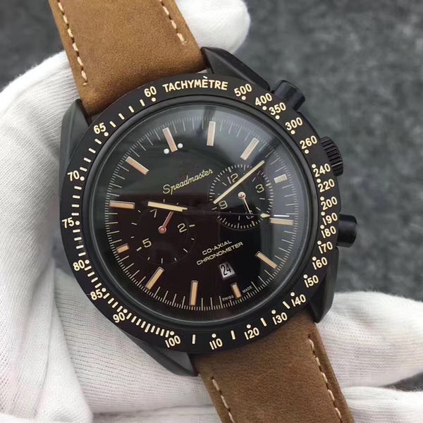 

fashion luxury designer swiss watch leather nylon transparent automatic men's watch men's mechanical steel watch relogio masculino, Slivery;brown