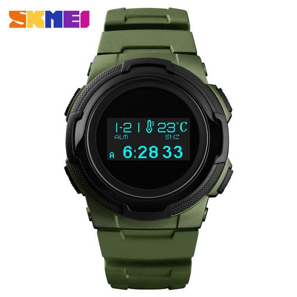

men sports watches skmei brand fashion chronos rubber men's waterproof led digital watch man clock relogio masculino, Slivery;brown