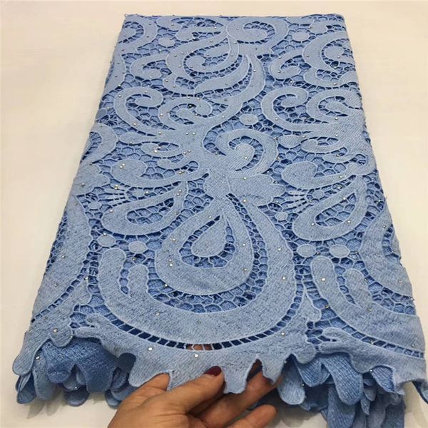 

promotion 2020 selling african tulle lace fabric milk silk france lace fabric embroidery wedding lace n2650, Black;white