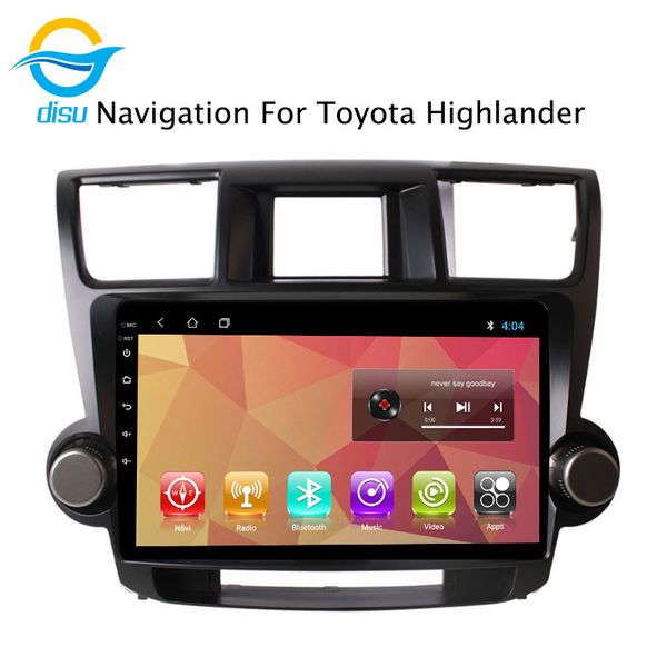 

car radio multimedia video player navigation gps android 8.1 9 inch support mirror link fortoyotahighlander2009-2014 car dvd