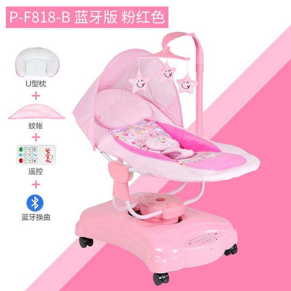 Elektrikli Besik Yatagi Bebek Sallanan Yatak Isik Sallanan Kabuk Dq Besigi Otomatik Sallanan Sandalye Akilli Coaxing