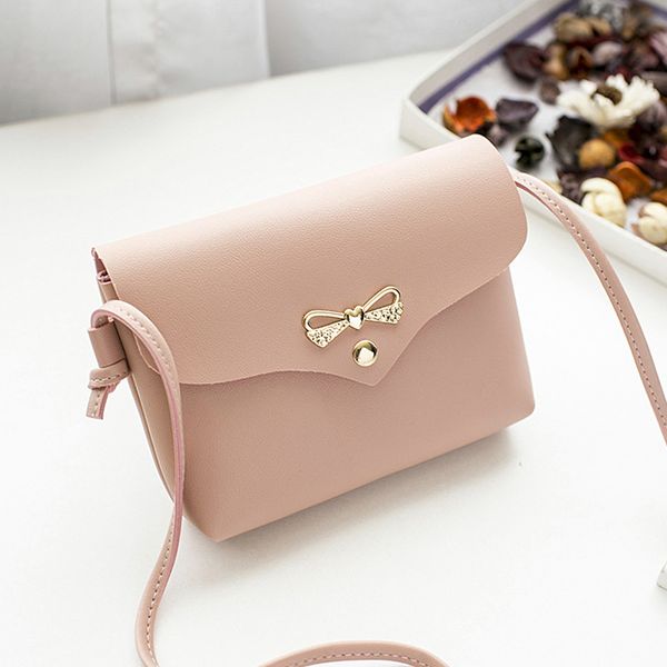 

women's bag 2019 new women lady girl shoulder crossbody bag pu leather bowknot mobile phone money mini bags bolsa feminina sac