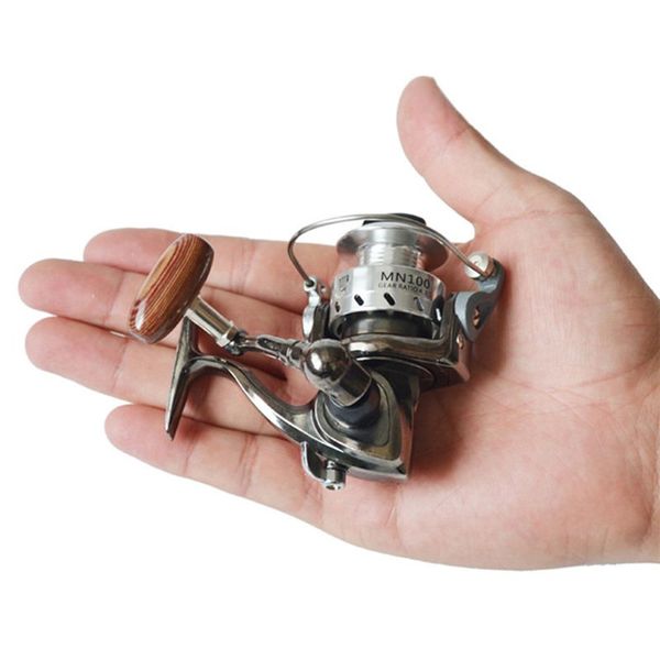 

shuangyu rampart mn100 full metal body spinning fishing reel ice reel raft lure wheel mini small
