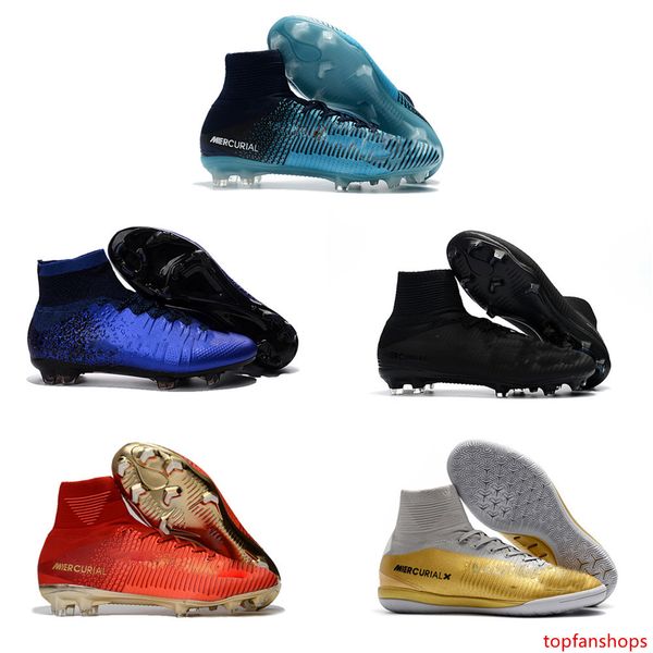 

mens mercurial superfly superflyx vi elite cr7 ronaldo exclusive fg 11 high soccer cleats shoes football boots futbol